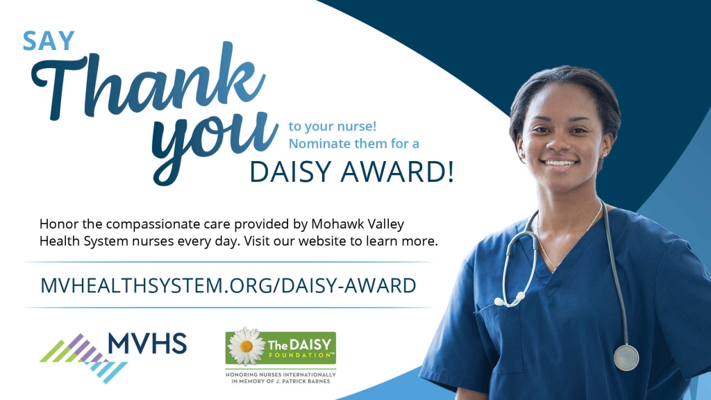 Daisy Award Mohawk Valley Health System